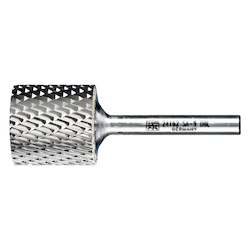 CARBIDE CYL BUR (PLAIN END), DBL CUT