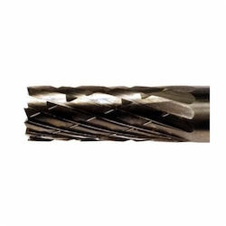 CARBIDE CYL BUR (END CUT), DBL CUT