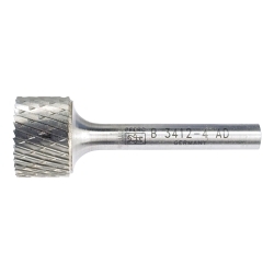 CARBIDE CYL BUR (END CUT), DBL CUT
