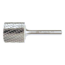 CARBIDE CYL BUR (END CUT), DBL CUT