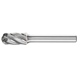 CARBIDE CYL BUR (RADIUS END), ALU/NF CUT