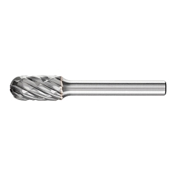 CARBIDE CYL BUR (RADIUS END), CAST CUT