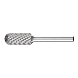 CARBIDE CYL BUR (RADIUS END), DIA CUT