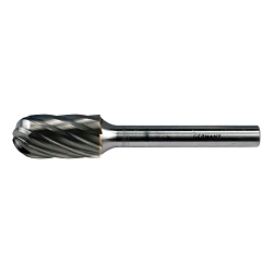 CARBIDE CYL BUR (RADIUS END), ALU/NF CUT