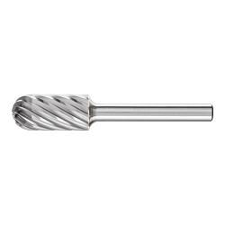 CARBIDE CYL BUR (RADIUS END), INOX CUT