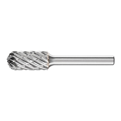 CARBIDE CYL BUR (RADIUS END), STEEL CUT
