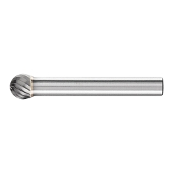 CARBIDE BALL BUR SGL CUT 5/16X1/4X1/4SHK