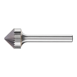 CARBIDE BUR - 90DEG CONE, SGL CUT