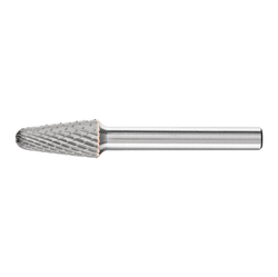 CARBIDE BUR - 14DEG TAPER, DIA CUT