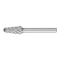 CARBIDE BUR - 14DEG TAPER, STEEL CUT