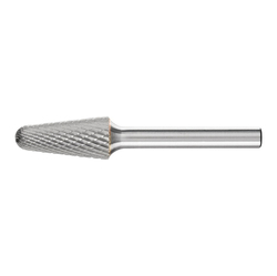 CARBIDE BUR - 14DEG TAPER, DIA CUT