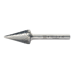 CARBIDE BUR - CONE (POINTED), DBL CUT