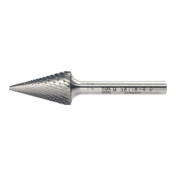 CARBIDE BUR - CONE (POINTED), DIA CUT