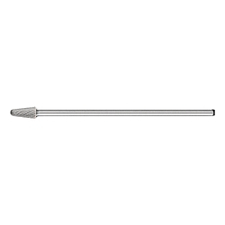 CARBIDE BUR - 14DEG TAPER, DBL CUT