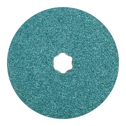 COMBICLICK FIBER DISC, 5IN DIA ZIRCONIA