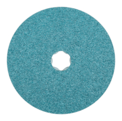 COMBICLICK FIBER DISC, 5IN DIA ZIRCONIA