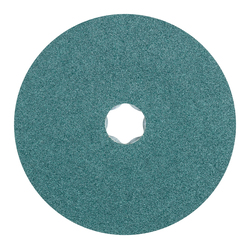 COMBICLICK FIBER DISC, 5IN DIA ZIRCONIA