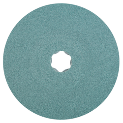 COMBICLICK FIBER DISC, 5IN DIA ZIRCONIA