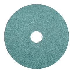 COMBICLICK FIBER DISC, 5IN DIA ZIRCONIA