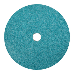 COMBICLICK FIBER DISC, 7IN DIA ZIRCONIA