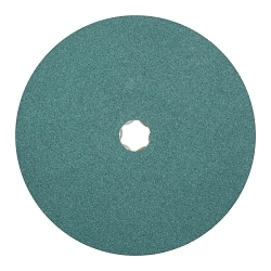 COMBICLICK FIBER DISC, 7IN DIA ZIRCONIA