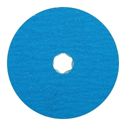 COMBICLICK FIBER DISC, 5IN DIA ZIRCONIA
