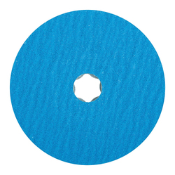 COMBICLICK FIBER DISC, 5IN DIA ZIRCONIA