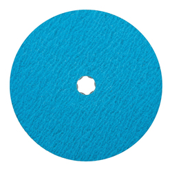 COMBICLICK FIBER DISC, 7IN DIA ZIRCONIA