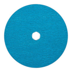 COMBICLICK FIBER DISC, 7IN DIA ZIRCONIA