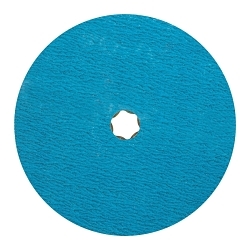 COMBICLICK FIBER DISC, 7IN DIA ZIRCONIA
