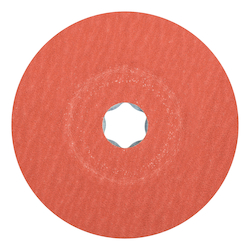 COMBICLICK FIBER DISC, 4-1/2 DIA AO