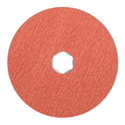 COMBICLICK FIBER DISC, 4-1/2 DIA AO