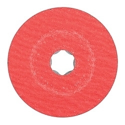COMBICLICK FIBER DISC, 4IN DIA CERAMIC