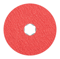COMBICLICK FIBER DISC, 4IN DIA CERAMIC