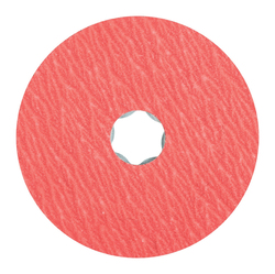 COMBICLICK FIBER DISC, 4IN DIA CERAMIC