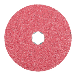 COMBICLICK FIBER DISC, 4-1/2 DIA CERAMIC