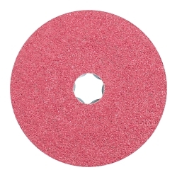 COMBICLICK FIBER DISC, 4-1/2 DIA CERAMIC