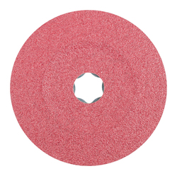 COMBICLICK FIBER DISC, 4-1/2 DIA CERAMIC