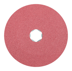 COMBICLICK FIBER DISC, 4-1/2 DIA CERAMIC