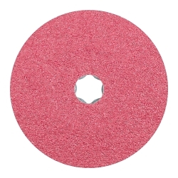 COMBICLICK FIBER DISC, 5IN DIA CERAMIC