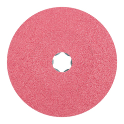 COMBICLICK FIBER DISC, 5IN DIA CERAMIC