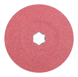 COMBICLICK FIBER DISC, 5IN DIA CERAMIC