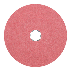 COMBICLICK FIBER DISC, 5IN DIA CERAMIC