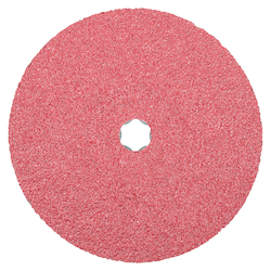 COMBICLICK FIBER DISC, 7IN DIA CERAMIC