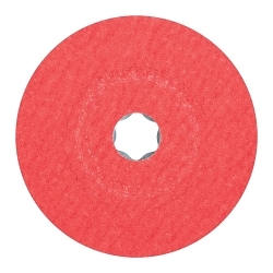 COMBICLICK FIBER DISC, 4-1/2 DIA CERAMIC