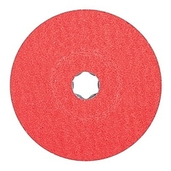 COMBICLICK FIBER DISC, 5IN DIA CERAMIC