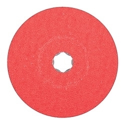 COMBICLICK FIBER DISC, 5IN DIA CERAMIC