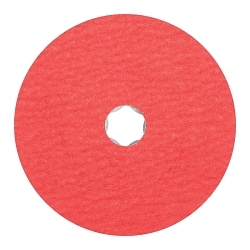 COMBICLICK FIBER DISC, 5IN DIA CERAMIC