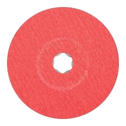 COMBICLICK FIBER DISC, 5IN DIA CERAMIC