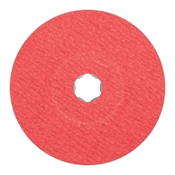COMBICLICK FIBER DISC, 5IN DIA CERAMIC